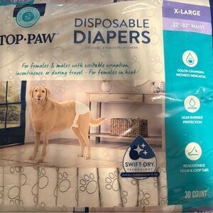 Top Paw Disposable Diapers for Dogs - XL